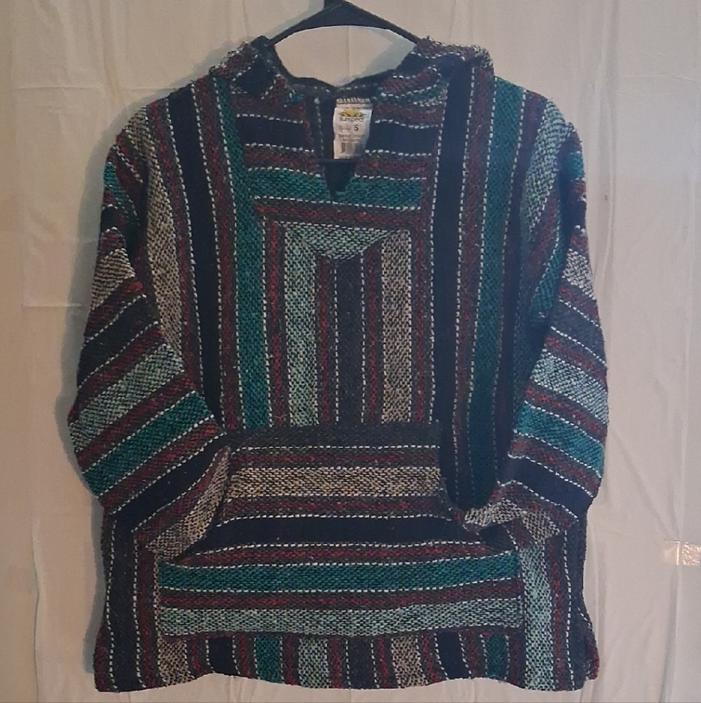 Striped Multicolor Baja Hoodie